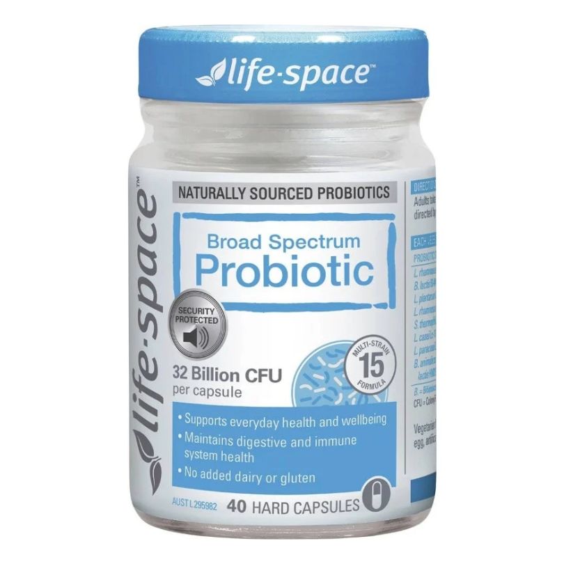 Men vi sinh Life Space Broad Spectrum Probiotic 40 viên cho người lớn