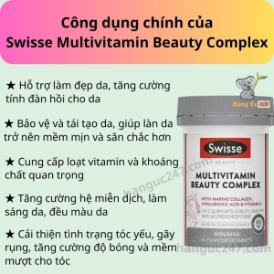 công dụng Swisse Multivitamin Beauty Complex