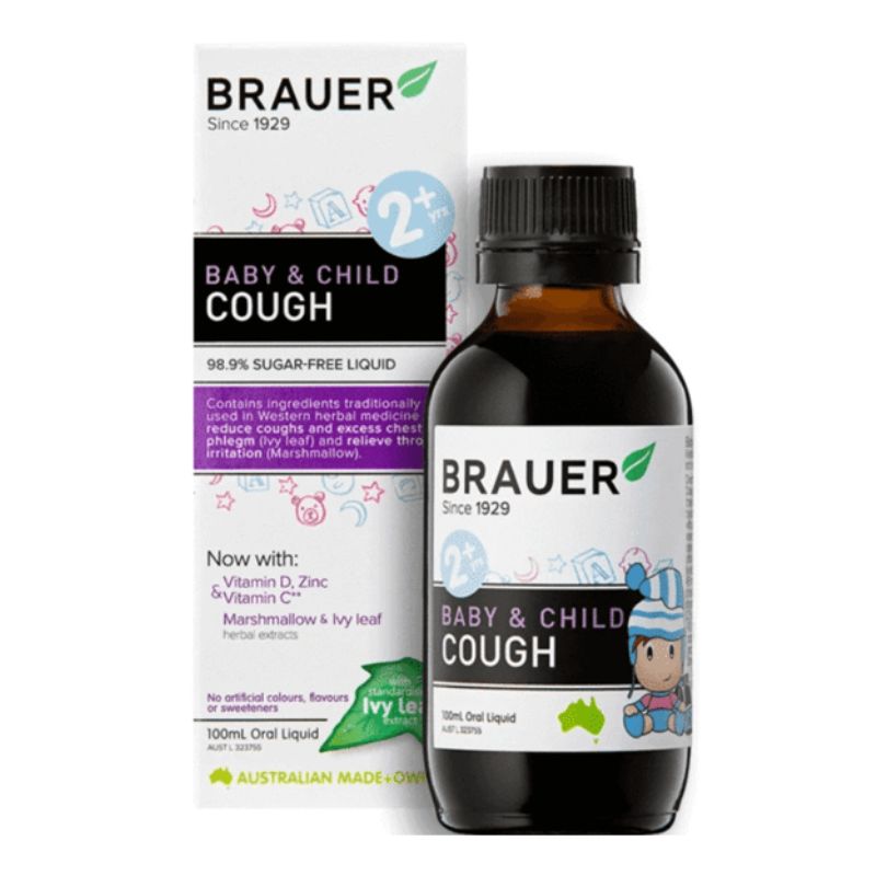 Siro trị ho cho bé Brauer Baby & Child Cough 100ml