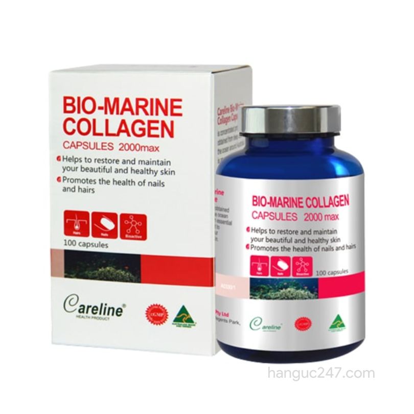 Bio Marine Collagen Careline 100 viên của Úc - Ngăn ngừa lão hóa da