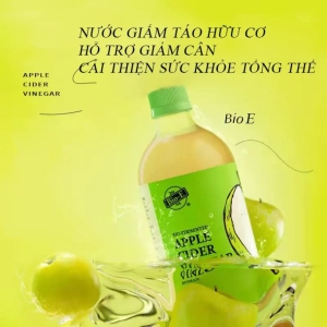 Giấm Táo Hữu Cơ Bio E Apple Cider Vinegar 500ml