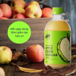 cách dùng giấm táo hữu cơ bio e