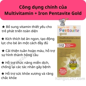 công dụng vitamin tổng hợp pentavite