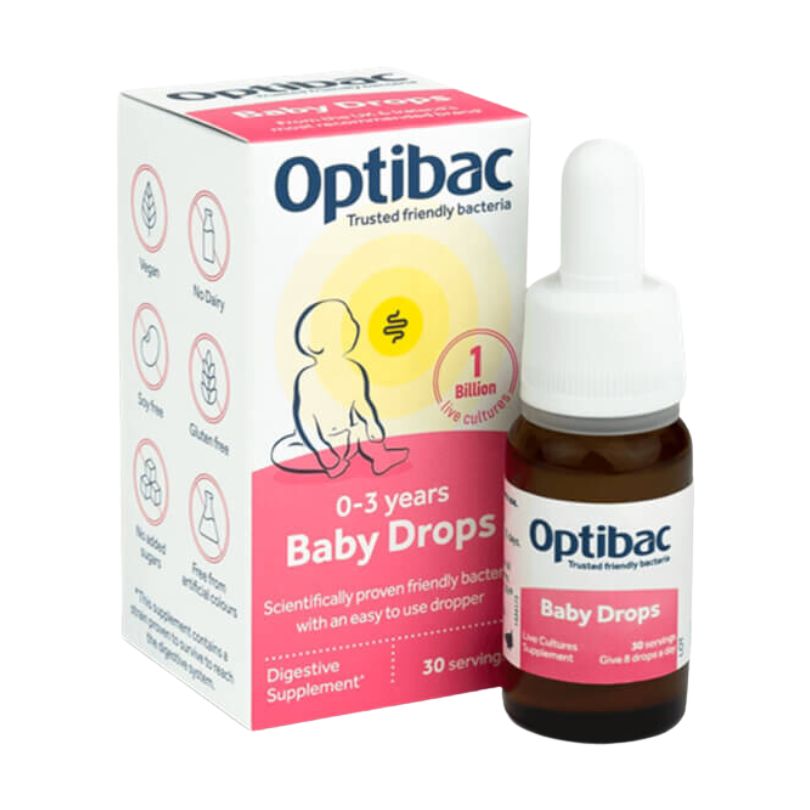 Men vi sinh dạng giọt Optibac Baby Drops cho bé từ 0-3 tuổi
