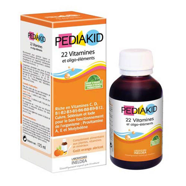 Siro Pediakid 22 Vitamin bổ sung vitamin tổng hợp cho bé